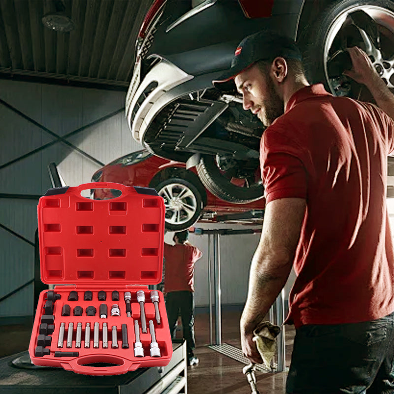 Generator-Riemenscheiben-Ausbauwerkzeugsatz mit Organizer(50% OFF)