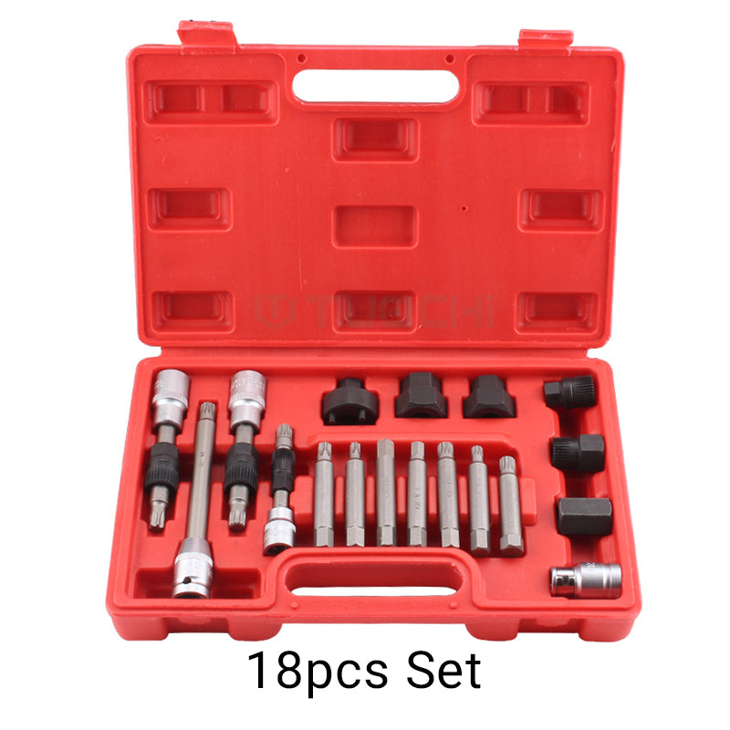 Generator-Riemenscheiben-Ausbauwerkzeugsatz mit Organizer(50% OFF)