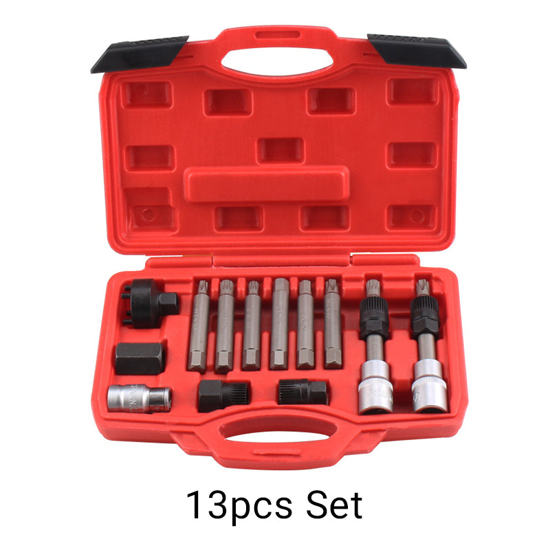Generator-Riemenscheiben-Ausbauwerkzeugsatz mit Organizer(50% OFF)