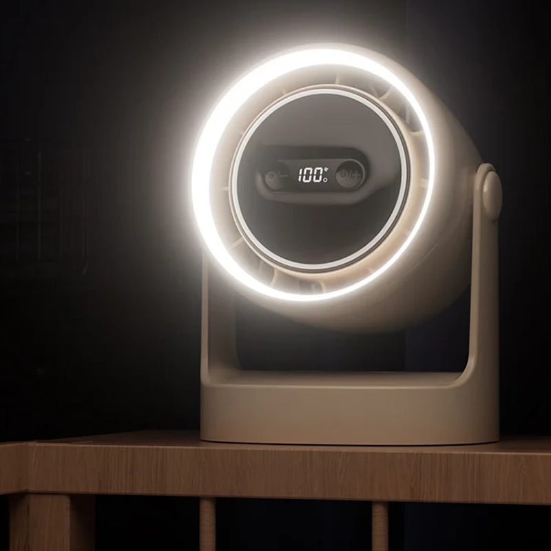 🔥🔥2025 Heiße Produkte🔥3-in-1-LED-Licht und integrierter Aromatherapie-Diffusor, leiser Mini-Ventilator