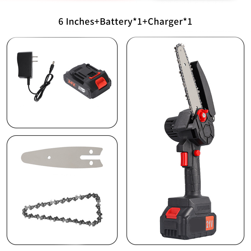 Bürstenlose elektrische kabellose Hand-Mini-Kettensäge