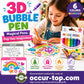 🎁🔮Magic Pen – Draw 3D with one stroke!🎄DIY Bubble Magic Drawing Pens