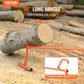 🔥VEVOR 46.5-Inch Carbon Steel Log Lifter - Heavy-Duty Forestry Tool for Log Handling with Adjustable Hook & Rubber Grip