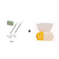 🏆Flat Mop with Stainless Steel Handle, come with Reusable Washable Mop Cloths