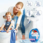 Low-foam cleaning breaks down and removes dirt residues, reducing detergent residue