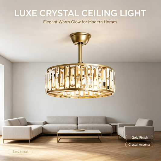 💎 50% OFF | Modern minimalist crystal chandelier – luxurious elegance for your home ✨