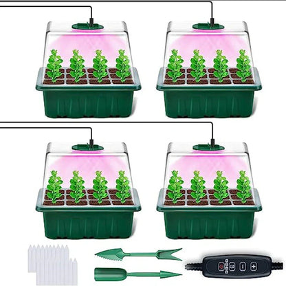 🔥50% discount while stocks last!🎉Seed starter trays with grow light