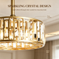 💎 50% OFF | Modern minimalist crystal chandelier – luxurious elegance for your home ✨