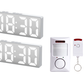 ⚡ Hot Sales 🔥Smart Digital Clock Camera with Dual Band WiFi (5GHz & 2.4GHz) | Home Security & Real-Time Monitoring System