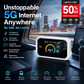 📶Mobile hotspot with full Wi-Fi coverage