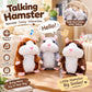 🎄LIMITED-TIME 50% OFF!⏰Talking Hamster Plush – repeats whatever you say, auto head-shaking, hilarious fun for kids & adults