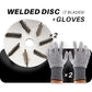 Labor-Saving Pig Hair Remover Scraper Disc