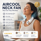 🔥LAST DAY SALE £19.99!!⚡50K+ SOLD!🍃❄️Neck Air Conditioner Fan – Ultra‑quiet, 360° rotating, 3 speeds. Hands‑free cooling, long battery. Summer essential!