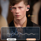 Auricolari sportivi Bluetooth con clip per l'orecchio senza fili