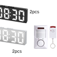 ⚡ Hot Sales 🔥Smart Digital Clock Camera with Dual Band WiFi (5GHz & 2.4GHz) | Home Security & Real-Time Monitoring System