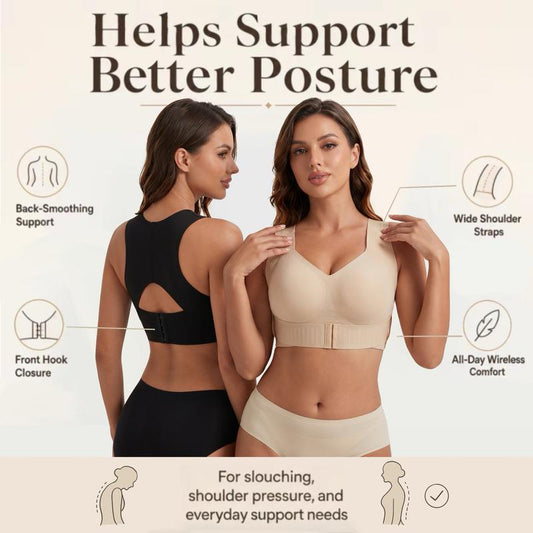 🏆 Last Day Special Price £13.99 ! 💐AlignLift Posture-Perfect Wireless Bra – All-Day Comfort, Breathable & Summer-Ready 💕