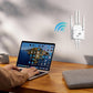 🔥2025 hot salg 🎁1200Mbps Dual Band (5GHz/2,4GHz) WiFi-forlenger dekker 10 000 sq. ft og 50 enheter