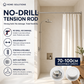 🔧 50% OFF NOW! 📏 Adjustable No-Drill Tension Rod – Tool-free install, strong grip & versatile – Creates instant storage anywhere, anytime 🏠