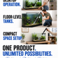 🐠50% OFF NOW! Electric Aquarium Gravel Cleaner – Powerful Suction Fish Tank Vacuum Siphon, Easy Gravel Cleaning & Water Changing, Automatic Aquarium Maintenance Tool