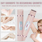 🌸LAST DAY SPECIAL PRICE!!🌸Akunbem🇬🇧 Rechargeable Women’s Trimmer ⚡  Dual Heads • IPX7 Waterproof • Painless Precision for Face, Bikini & Body 💧