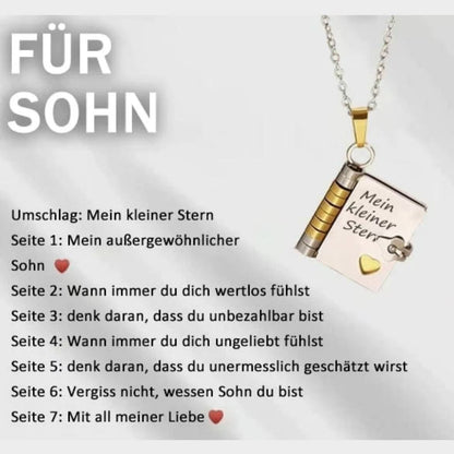 📖Openable Heart Book Pendant Necklace – Sentimental, Hypoallergenic, Gift-Ready ✨