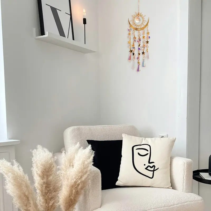 ⏰Heißer Verkauf am letzten Tag!!⌛✨ Kristall-Sonnenfänger, Innen- und Außendekoration für Fenster, Schlafzimmer, Innenhof, Garten ☪️