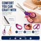 🥳2026 TOP PICK🥳 Pinking Shears Scissors – Stainless Steel, Ergonomic Cushioned Handles – Perfect for Sewing, Quilting & Scrapbooking! 🧵💨