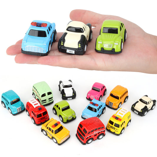 🚗🔥 50% OFF! Cartoon Mini Toy Car Set – Bright Colors, Smooth Rolling Wheels, Durable ABS for Kids Party Favors & Collectibles ✨