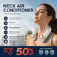 🔥LAST DAY SALE £19.99!!⚡50K+ SOLD!🍃❄️Neck Air Conditioner Fan – Ultra‑quiet, 360° rotating, 3 speeds. Hands‑free cooling, long battery. Summer essential!