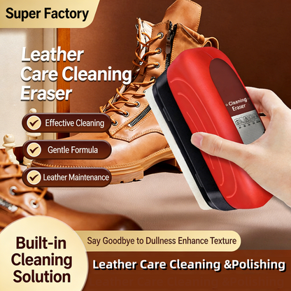 🚗 KJØP 2 FÅ 1 GRATIS! ✨ Flerbruks oljepleiebørste for lær - reparerer enkelt skinnriper 🧼