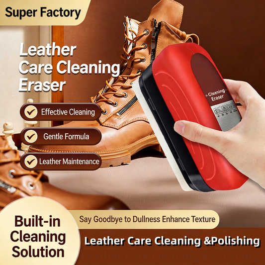 🚗 KJØP 2 FÅ 1 GRATIS! ✨ Flerbruks oljepleiebørste for lær - reparerer enkelt skinnriper 🧼