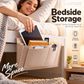 🛏️50% OFF NOW! Bedside Hanging Storage Bag‑Multi‑Pocket Bed Caddy Organizer, Felt Hanging Pouch for Dorm Bunk Bed Hold Tablet Book Phone Stationery