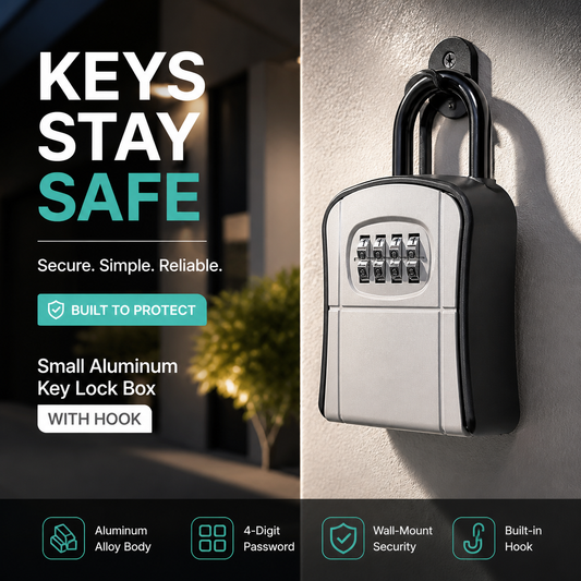Aluminium combination box with hook