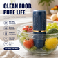 Purepod Produce Cleaner, Portable Capsule OH-ion Fruit & Vegetable Washer
