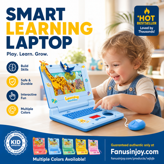 🏆🖥️Limited Time 50% Off: Only £14.98‼️👧Interactive Simulation Toy Laptop｜Kids Educational Pretend Play Learning Toy🖥️