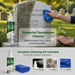 🔥Multi-functional stain remover spray-professionally removes moss and dirt from tombstones, stone cleaner