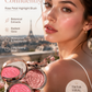 Flower Knows Strawberry Rococo Embossed Blush,Mauve Berry Rose Matte Powder Blush for Cheeks,Buildable & Blendable Face Makeup