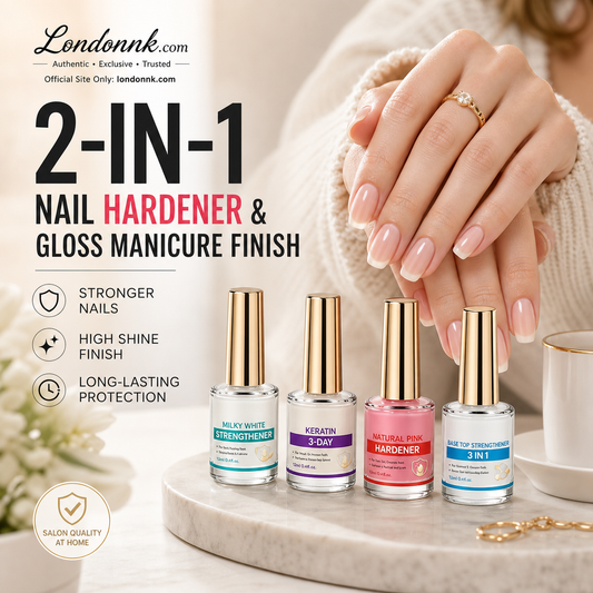 💜💅Last Day-Buy 3 Get 5 Free：Only 3.99 per bottle!!!✨Lilac Glossy Mirror Nail Strengthener