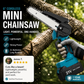6-inch Cordless Mini Chainsaw with 2 Batteries