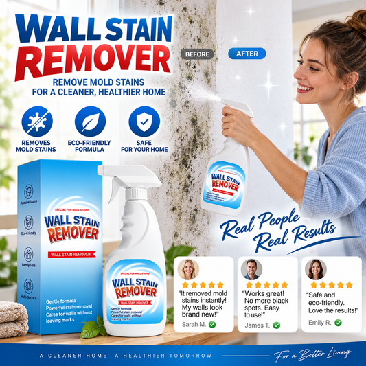 🏡Powerful Wall Stain Remover Spray✨ Walls Like New – Instant Stain & Scuff Remover