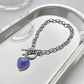 💖 Thermochromic Heart Necklace: Color-Changing Pendant, Magnetic Clasp, Copper