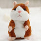 🎄LIMITED-TIME 50% OFF!⏰Talking Hamster Plush – repeats whatever you say, auto head-shaking, hilarious fun for kids & adults