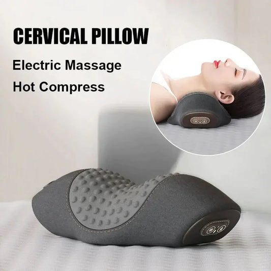 🎁A nice gift🎀 Heated massage neck pillow