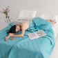 🛏️ LIMITED-TIME 50% OFF! 💥 Breathable Printed Washable Summer Cooling Comforter – Dual-Sided, Q-Max Fabric, Hypoallergenic ✨