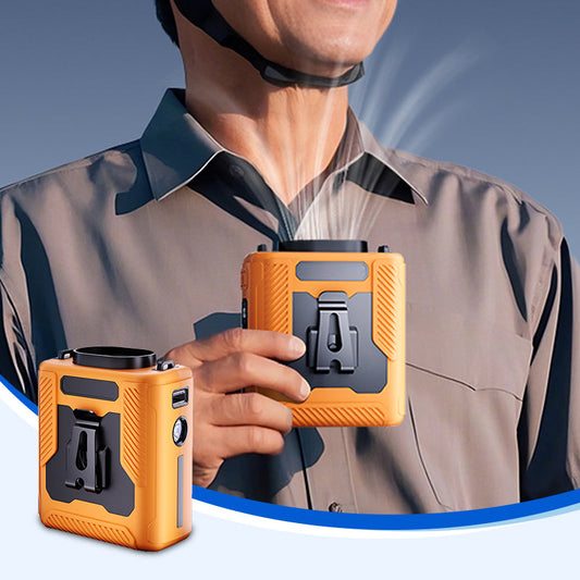 ❄️Tragbarer, wiederaufladbarer Taillen-Kühlventilator mit Clip🌪️