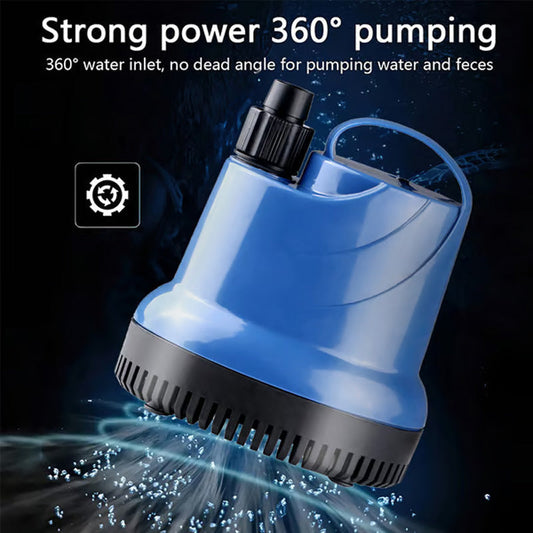 Wasserfilterpumpe für Aquarien mit Bodenabsaugung
