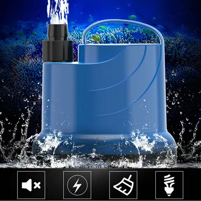 Wasserfilterpumpe für Aquarien mit Bodenabsaugung