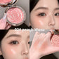 Flower Knows Strawberry Rococo Embossed Blush,Mauve Berry Rose Matte Powder Blush for Cheeks,Buildable & Blendable Face Makeup