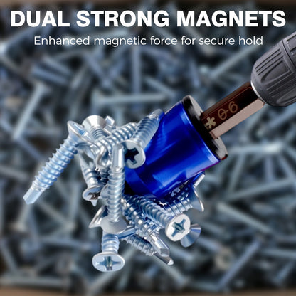 🔥Så lenge lageret rekker 50 % rabatt!🎉 3-i-1 skrutrekkerhode med magnetisk ring