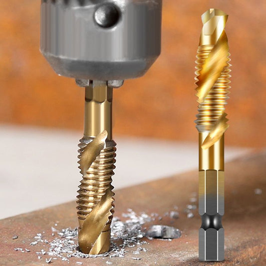 6-delers sett med multifunksjonelle spiralbor